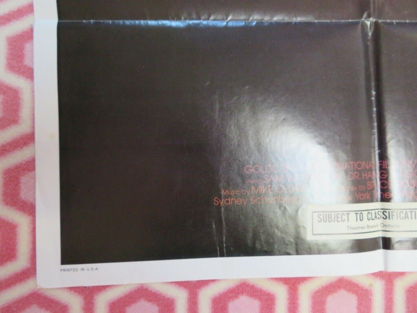 THE KILLING FIELDS US ONE SHEET POSTER JOHN MALKOVICH 1984 Movie posters