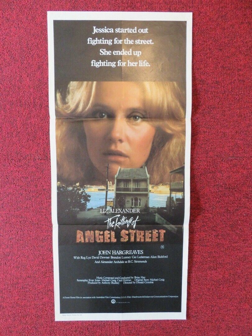 THE KILLING OF ANGEL STREET FOLDED AUSTRALIAN DAYBILL POSTER Elizabeth Alexander Movie posters