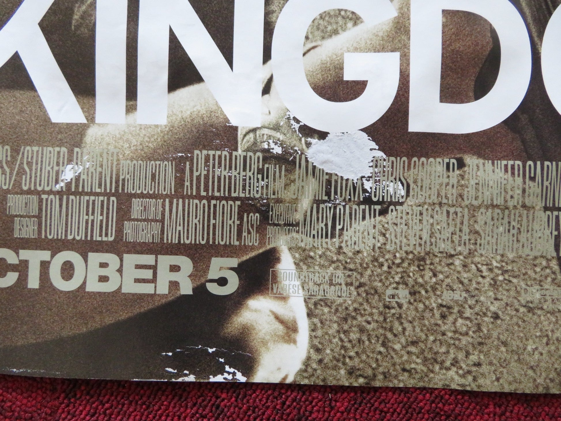 THE KINGDOM UK QUAD (30"x 40") ROLLED POSTER JAMIE FOXX CHRIS COOPER 2007 Rendezvous Cinema Movie posters