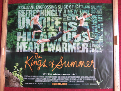 THE KINGS OF SUMMER UK QUAD (30"x 40") ROLLED POSTER NICK ROBINSON G. BASSO 2013 Rendezvous Cinema Movie posters