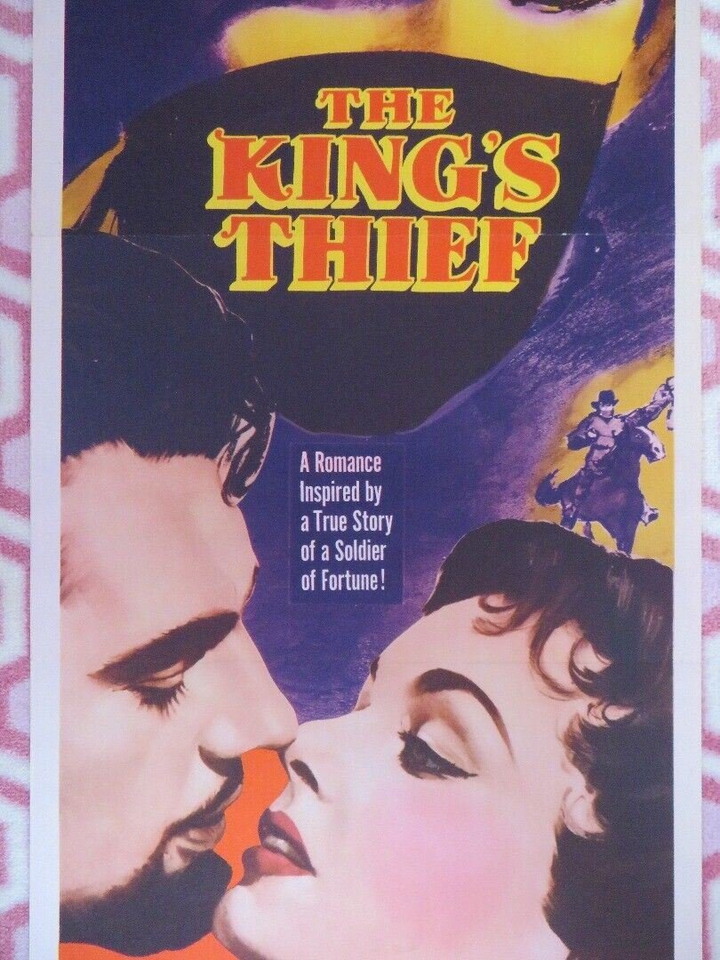 THE KING'S THIEF US INSERT (14"x 36") POSTER EDMUND PURDOM ANN BLYTH 1955 Rendezvous Cinema Movie posters