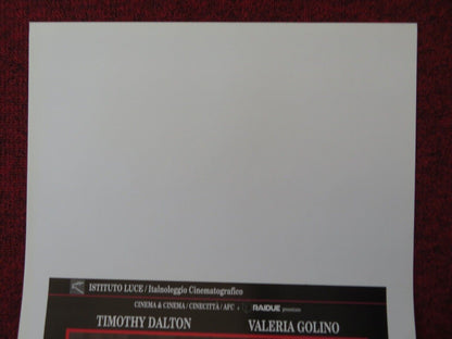 THE KING'S WHORE ITALIAN LOCANDINA (27.5"x13") POSTER TIMOTHY DALTON 1991 Movie posters