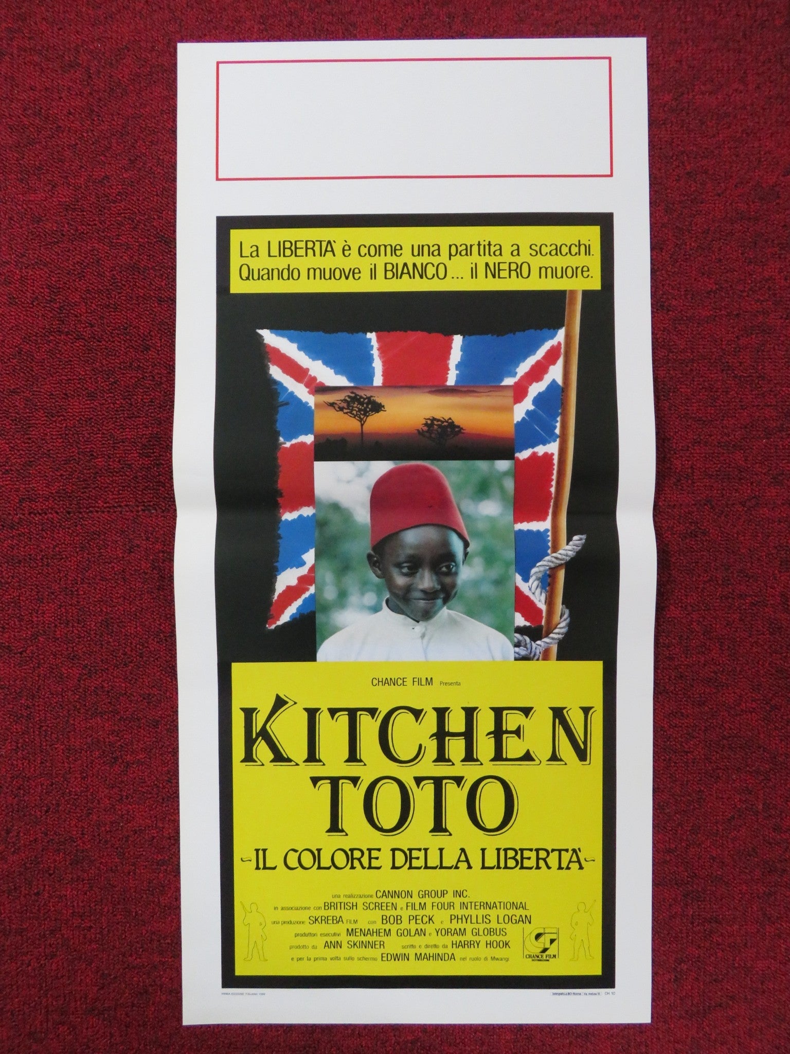 THE KITCHEN TOTO ITALIAN LOCANDINA POSTER CANNON BOB PECK PHYLLIS LOGAN 1989 Rendezvous Cinema Movie posters