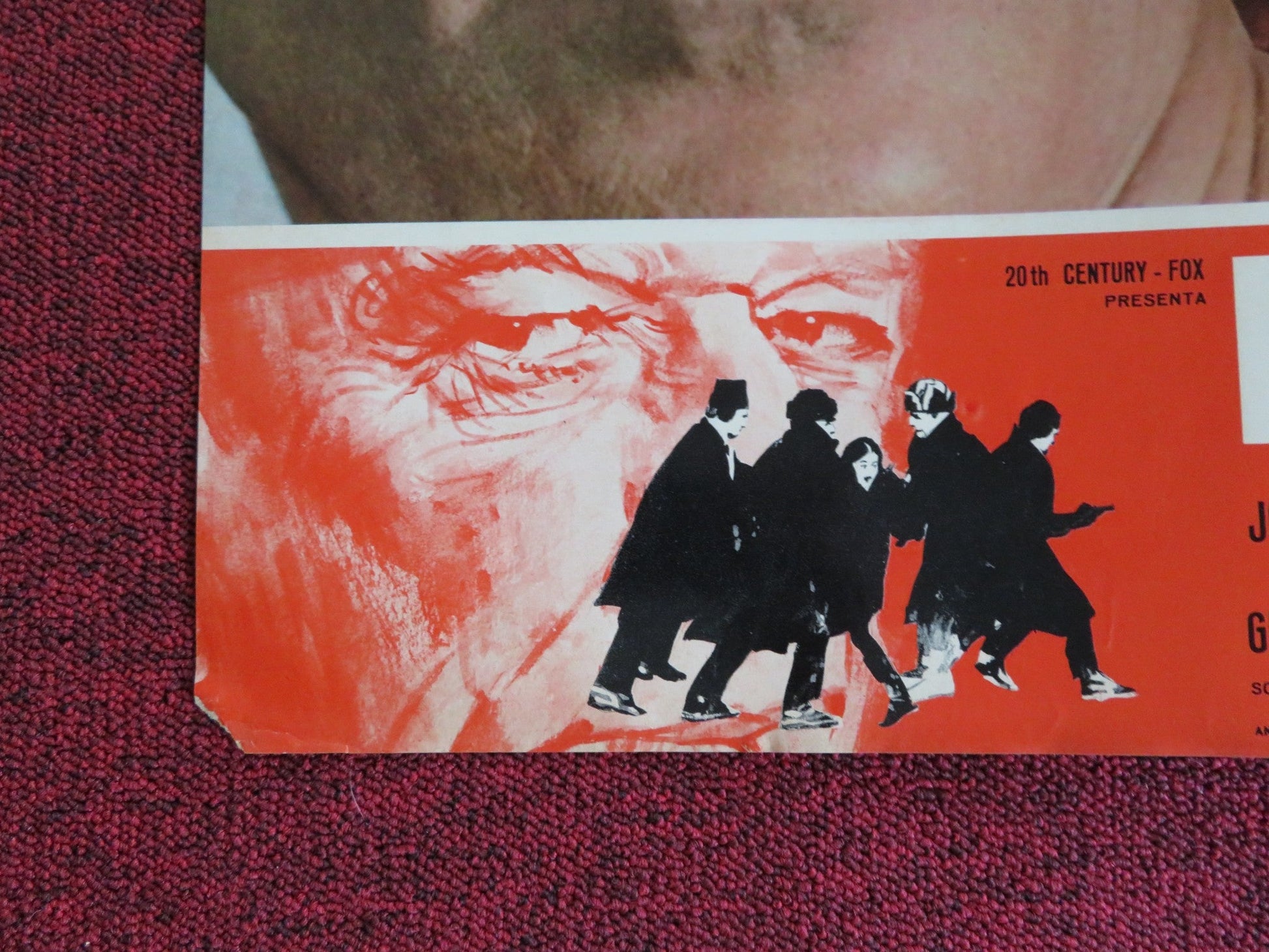 THE KREMLIN LETTER - B ITALIAN FOGLIO POSTER BIBI ANDERSSON RICHARD BOONE 1970 Rendezvous Cinema Movie posters