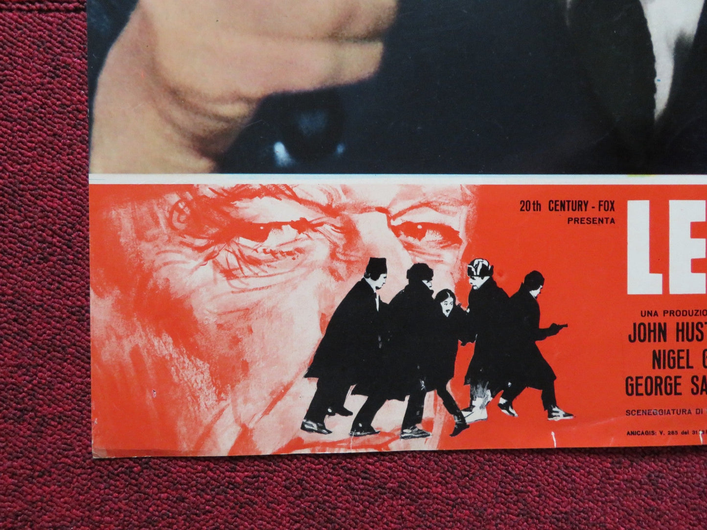 THE KREMLIN LETTER ITALIAN FOGLIO POSTER BIBI ANDERSSON RICHARD BOONE 1970 Rendezvous Cinema Movie posters