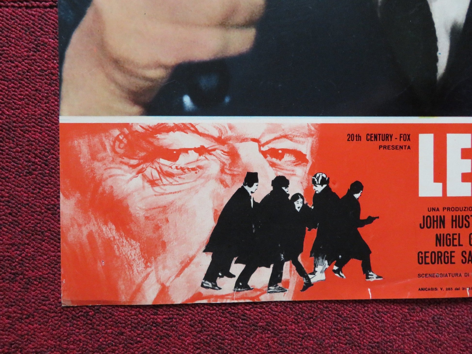 THE KREMLIN LETTER ITALIAN FOGLIO POSTER BIBI ANDERSSON RICHARD BOONE 1970 Rendezvous Cinema Movie posters