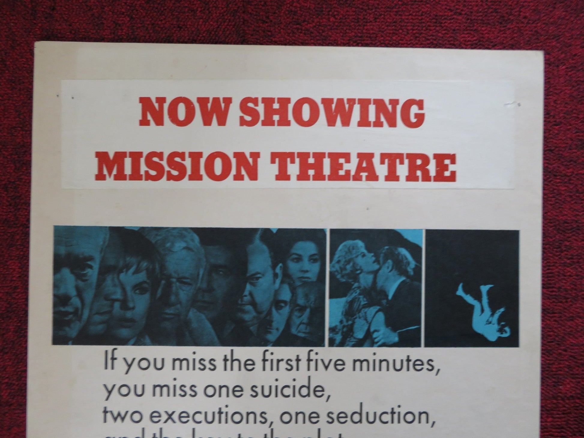 THE KREMLIN LETTER WINDOW CARD (14"x 22") POSTER BIBI ANDERSSON R. BOONE 1970 Rendezvous Cinema Movie posters