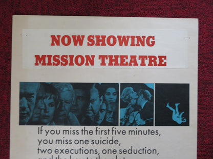 THE KREMLIN LETTER WINDOW CARD (14"x 22") POSTER BIBI ANDERSSON R. BOONE 1970 Rendezvous Cinema Movie posters