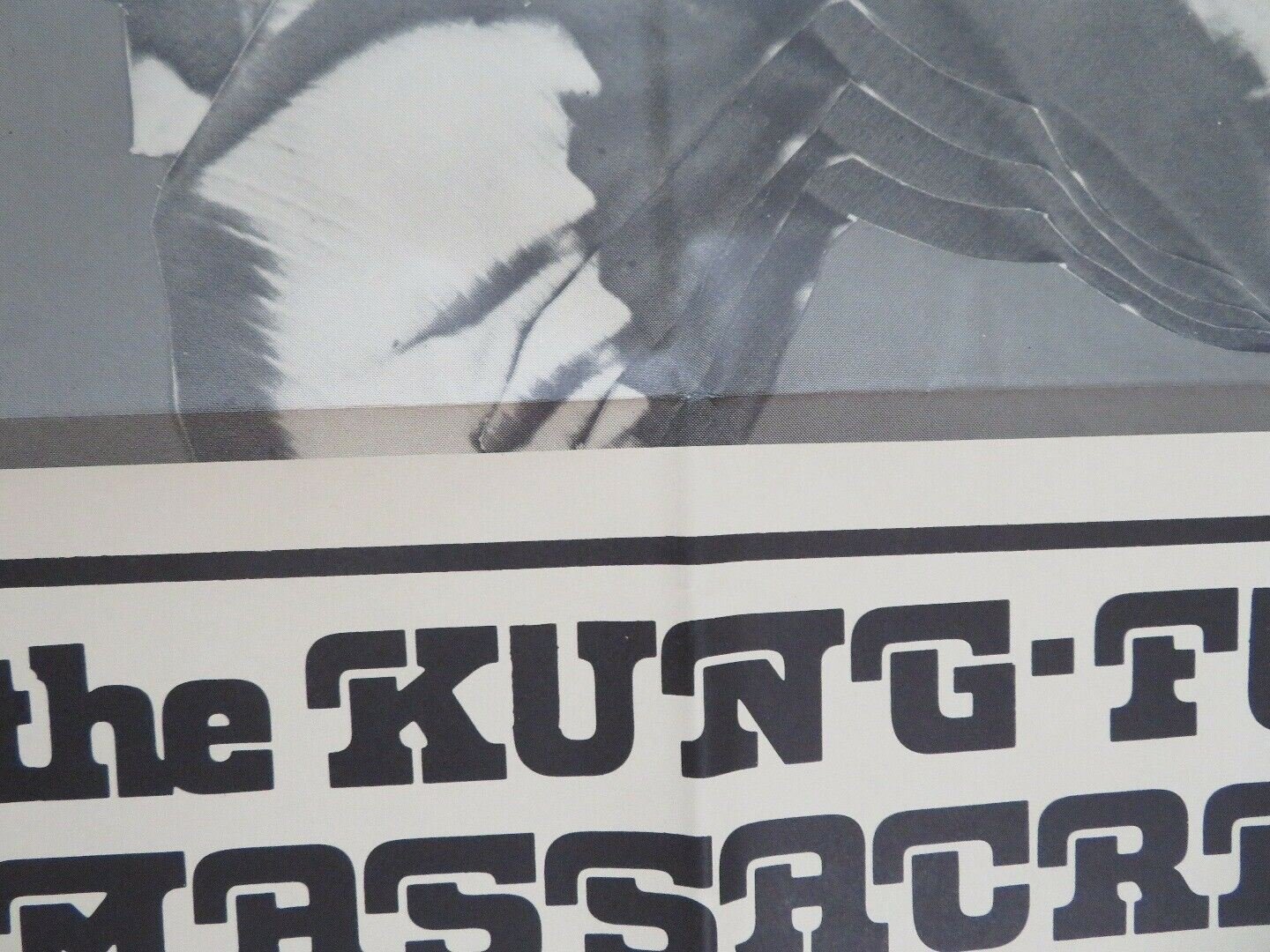 THE KUNG-FU MASSACRE FOLDED US ONE SHEET POSTER CHARLES HEUNG 1974 - Rendezvous Cinema