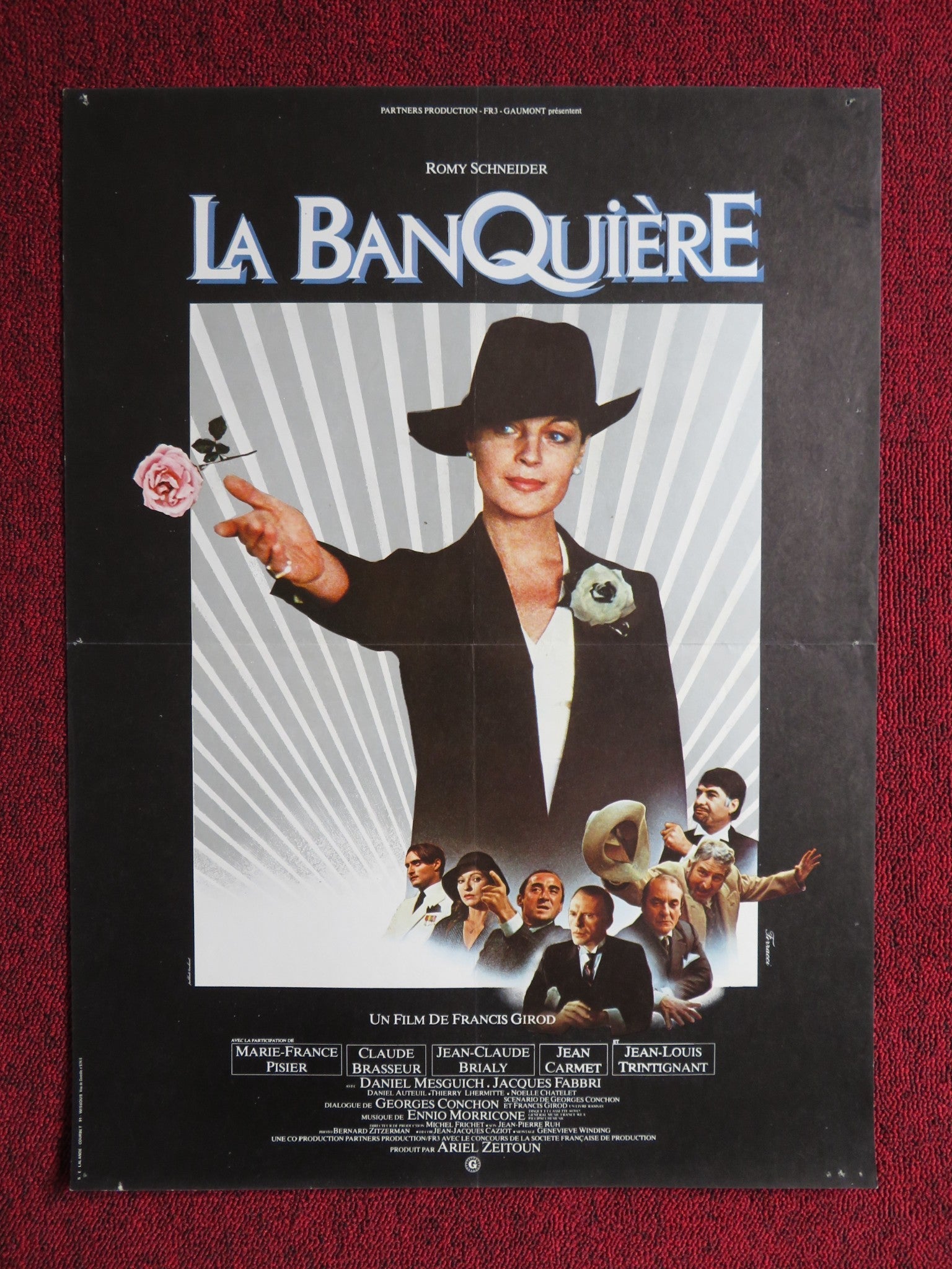 THE LADY BANKER FRENCH POSTER ROMY SCHNEIDER MARIE - FRANCE PISIER 1980 Rendezvous Cinema Movie posters