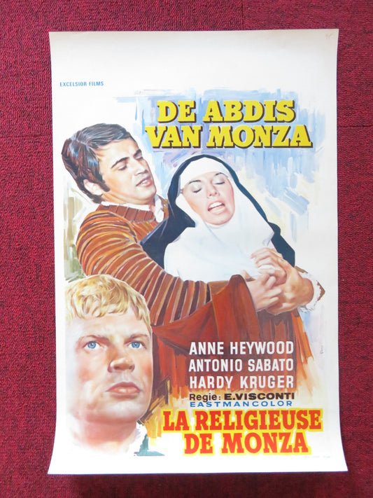THE LADY OF MONZA BELGIUM (14"x 21.5") POSTER ANNE HEYWOOD ANTONIO SABATO 1969 Rendezvous Cinema Movie posters