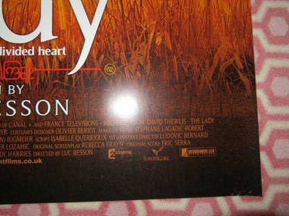 THE LADY QUAD (30"x 40") ROLLED POSTER MICHELLE YEOH DAVID THEWLIS 2011 Movie posters