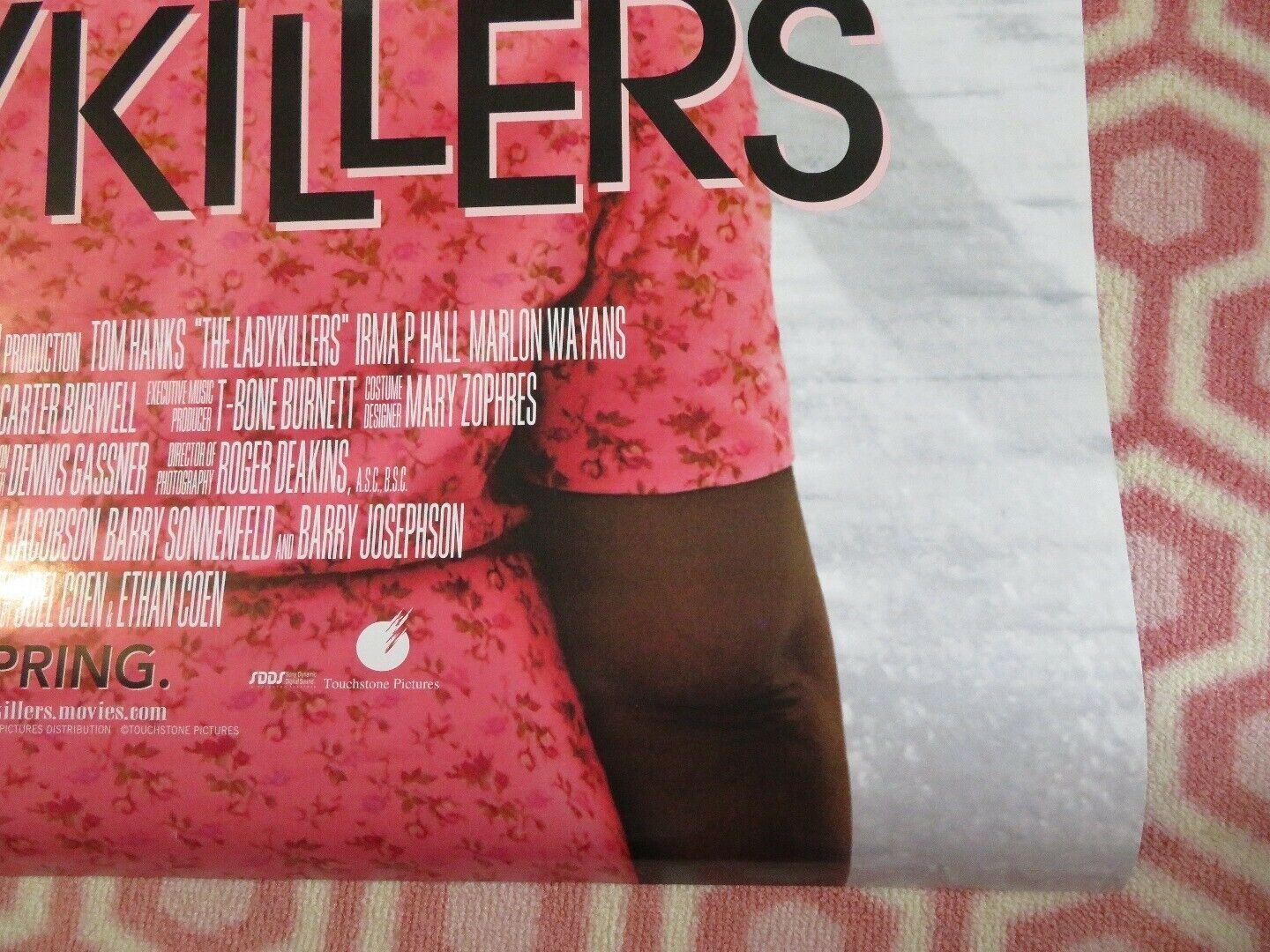 THE LADYKILLERS US ROLLED POSTER COEN BROTHERS TOM HANKS IRMA P.HALL 2004 - Rendezvous Cinema