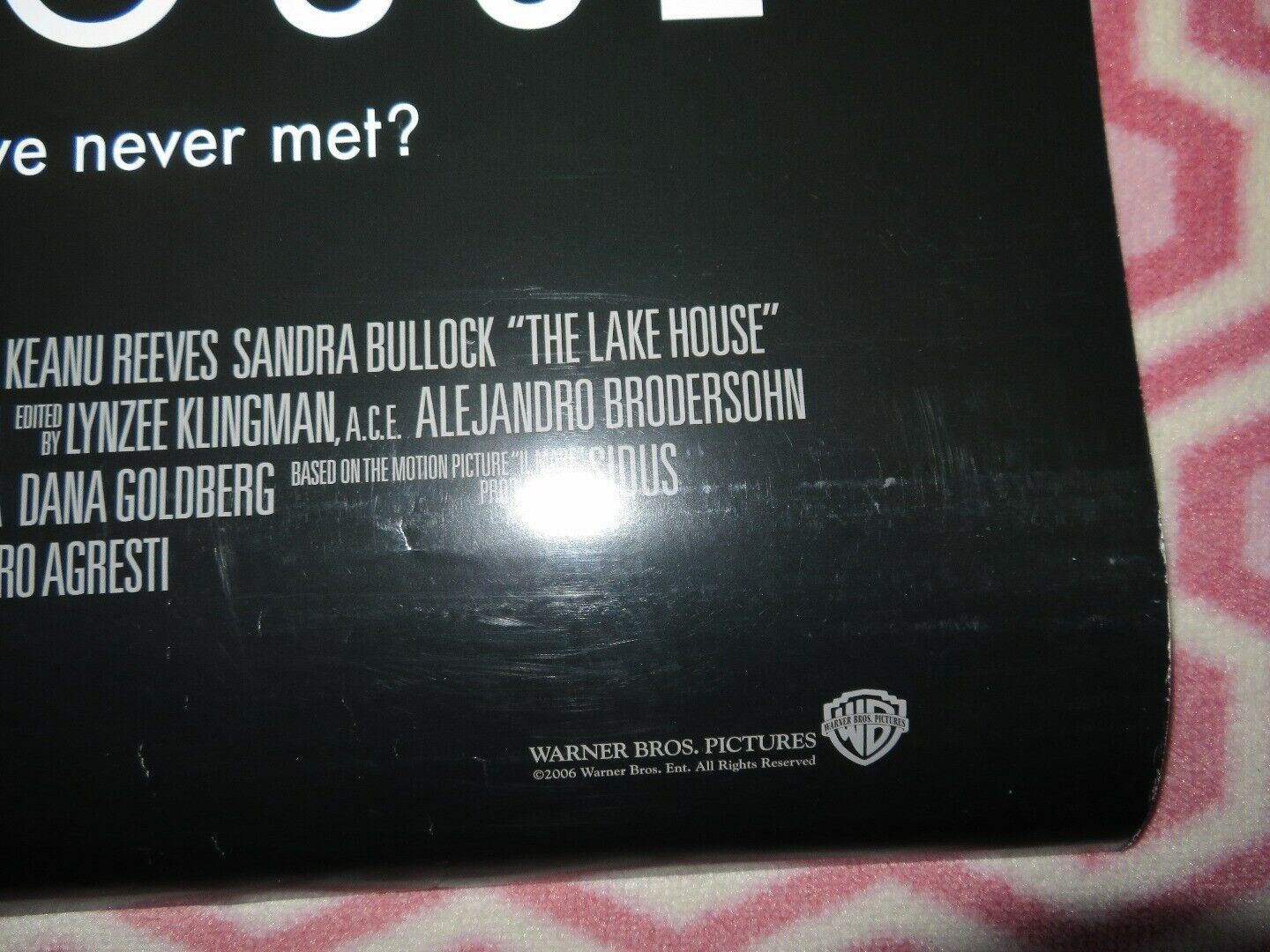 THE LAKE HOUSE US ROLLED POSTER SANDRA BULLOCK KEANU REEVES 2006 - Rendezvous Cinema