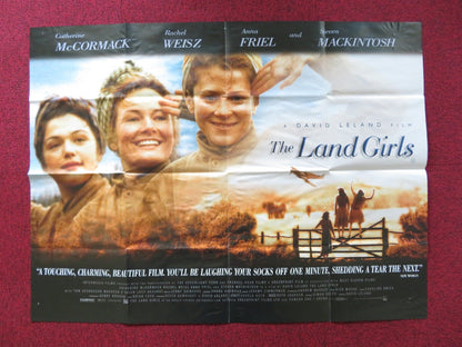 THE LAND GIRLS UK QUAD POSTER FOLDED ANNA FRIEL RACHEL WEISZ 1998 Rendezvous Cinema Movie posters