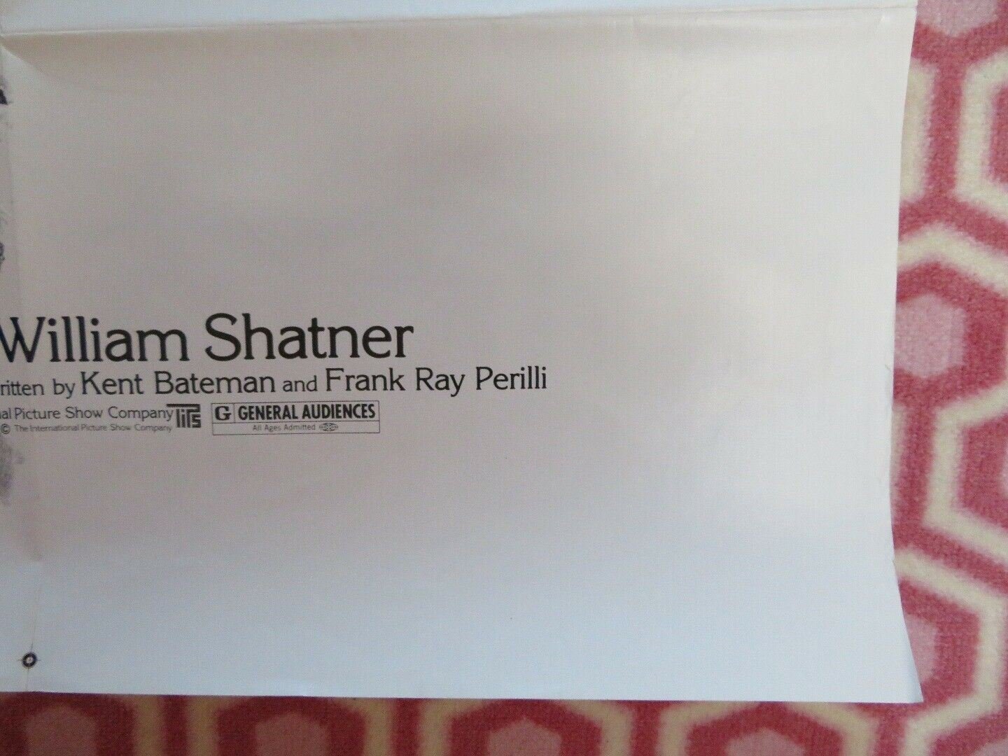 THE LAND OF NO RETURN US ONE SHEET POSTER MEL TORME WILLIAM SHATNER Movie posters