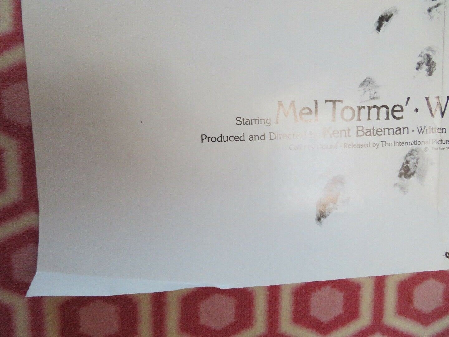 THE LAND OF NO RETURN US ONE SHEET POSTER MEL TORME WILLIAM SHATNER Movie posters