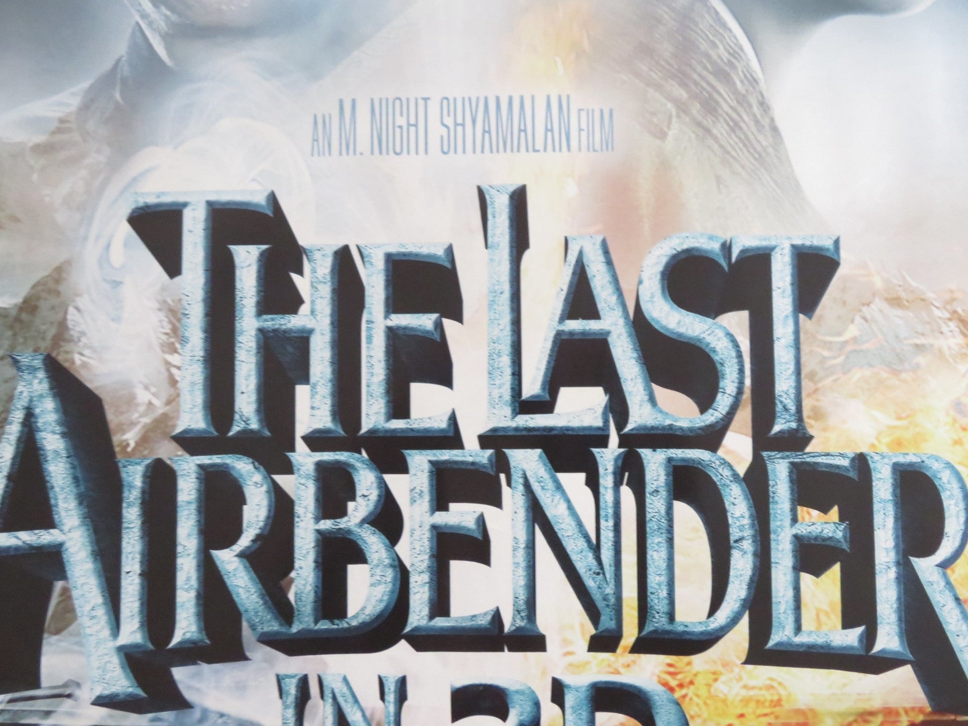 THE LAST AIRBENDER UK QUAD (30"x 40") ROLLED POSTER NOAH RINGER DEV PATEL 2010 Rendezvous Cinema Movie posters