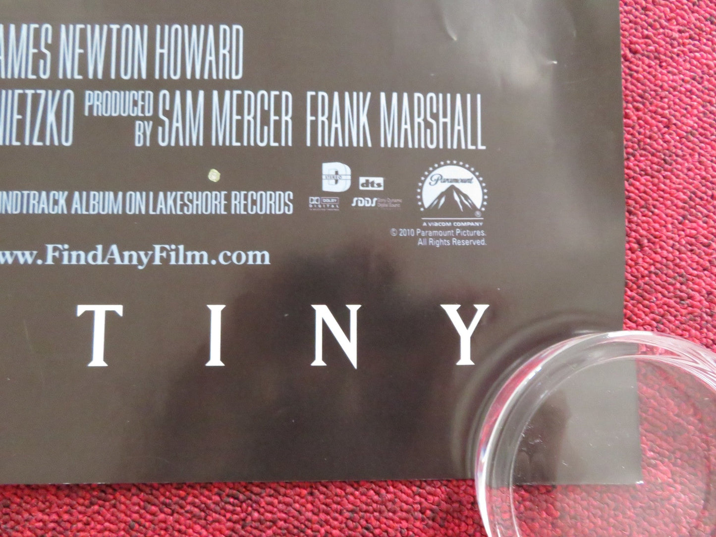 THE LAST AIRBENDER UK QUAD (30"x 40") ROLLED POSTER NOAH RINGER DEV PATEL 2010 Rendezvous Cinema Movie posters