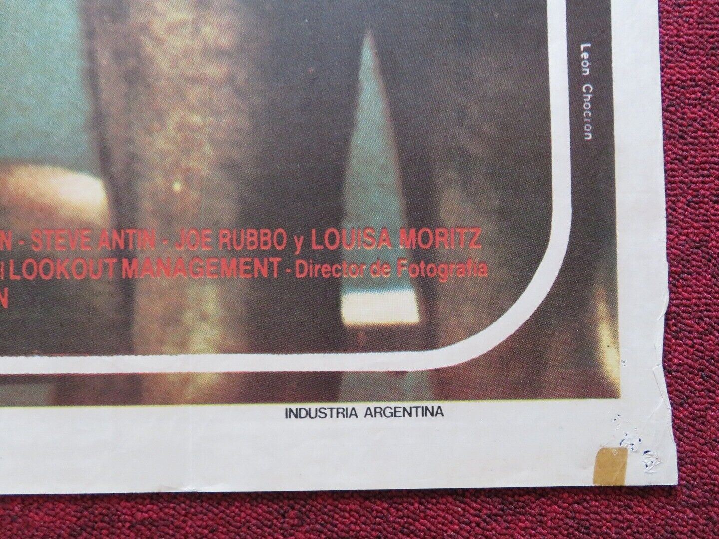 THE LAST AMERICAN VIRGIN FOLDED ARGENTINA ONE SHEET POSTER LAWRENCE MONOSON 1982 - Rendezvous Cinema