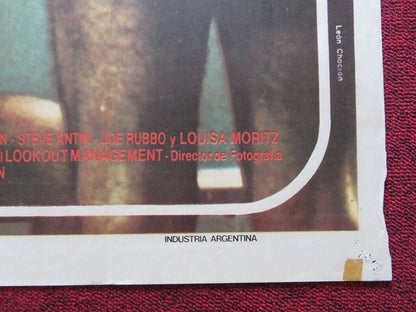 THE LAST AMERICAN VIRGIN FOLDED ARGENTINA ONE SHEET POSTER LAWRENCE MONOSON 1982 - Rendezvous Cinema