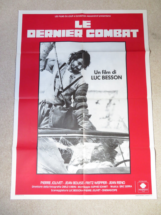 THE LAST BATTLE ITALIAN 2 FOGLIO POSTER PIERRE JOLIVET JEAN BOUISE 1983 Rendezvous Cinema Movie posters