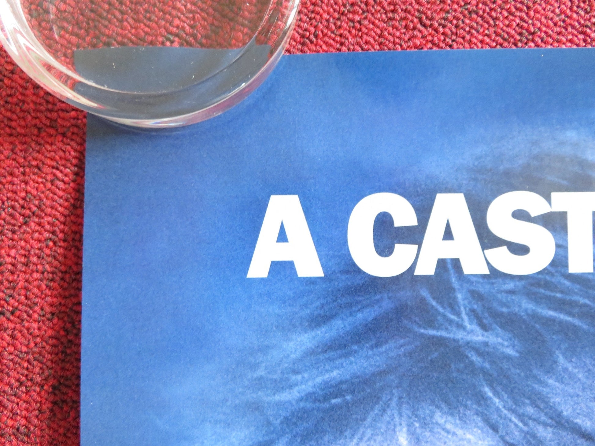 THE LAST CASTLE US ONE SHEET ROLLED POSTER ROBERT REDFORD JAMES GANDOLFINI 2001 Rendezvous Cinema Movie posters