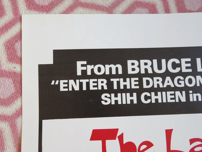 THE LAST CHALLENGE OF THE DRAGON KUNG FU US ONE SHEET POSTER 1976 Movie posters