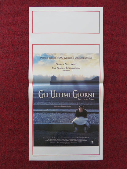 THE LAST DAYS ITALIAN LOCANDINA POSTER JAMES MOLL 1999 Rendezvous Cinema Movie posters