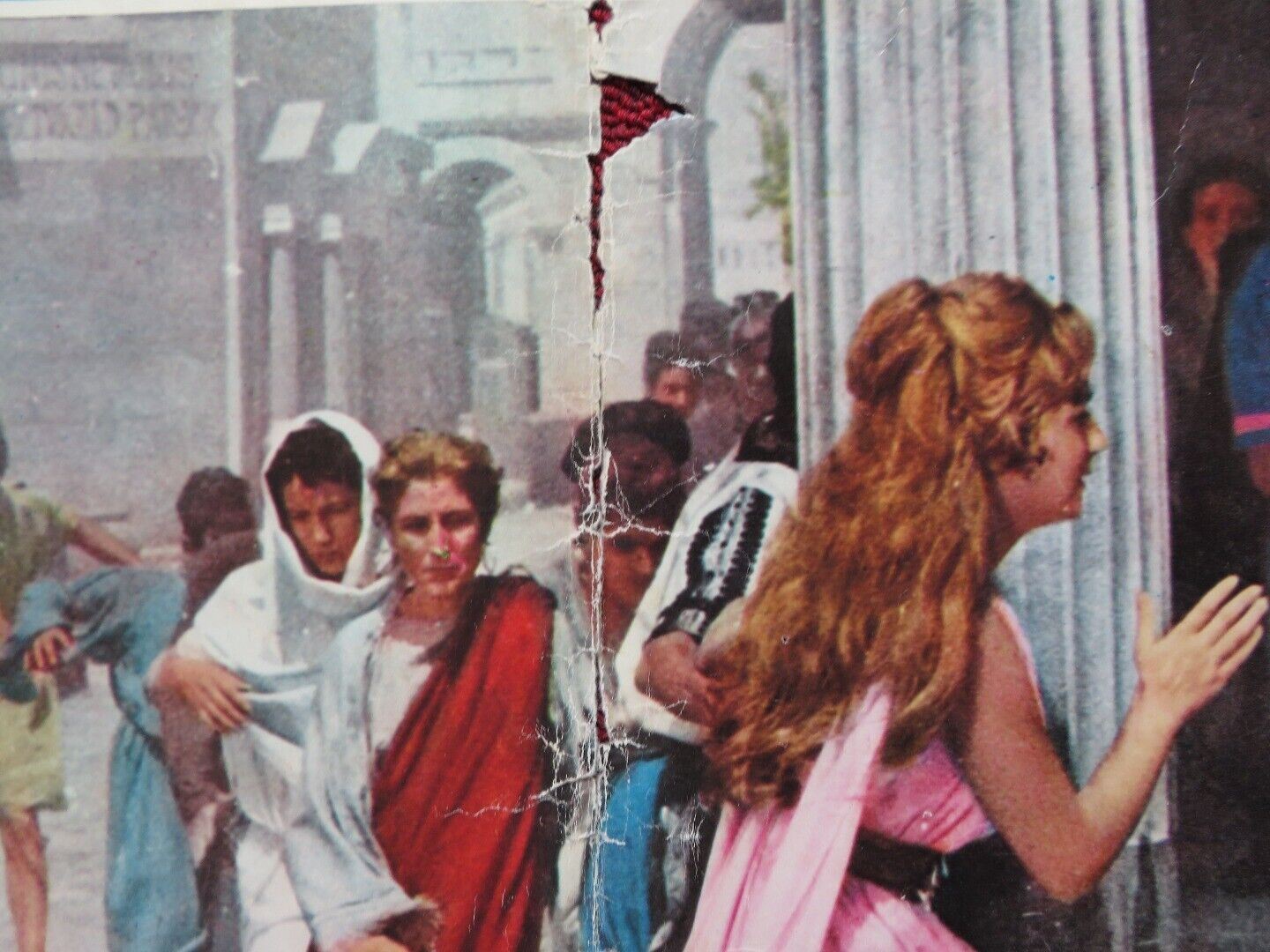 THE LAST DAYS OF POMPEII ITALIAN FOGLIO ROLLED POSTER STEVE REEVES FERNANDO REY Movie posters