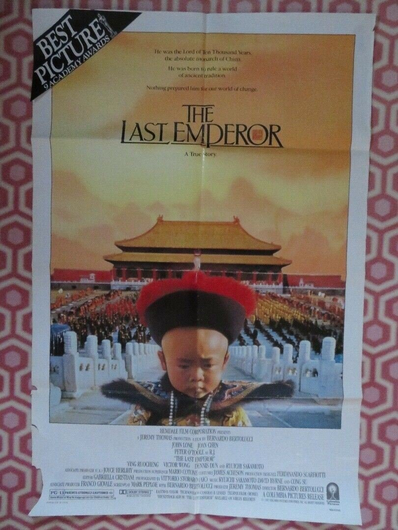 THE LAST EMPEROR US ONE SHEET POSTER JOHN LONE 1987 Movie posters