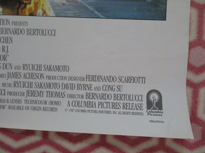 THE LAST EMPEROR US ONE SHEET POSTER JOHN LONE 1987 Movie posters