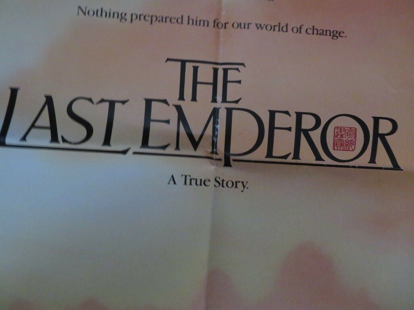 THE LAST EMPEROR US ONE SHEET POSTER JOHN LONE 1987 Movie posters
