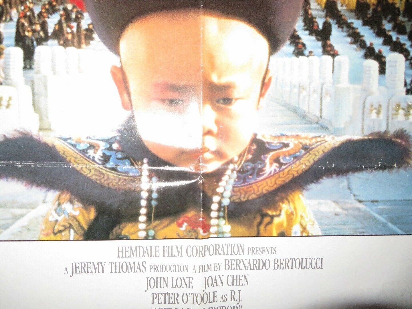 THE LAST EMPEROR US ONE SHEET POSTER JOHN LONE 1987 Movie posters