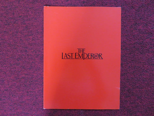 THE LAST EMPEROR US SCREENING PROGRAM JOHN LONE JOAN CHEN 1987 Rendezvous Cinema Movie posters