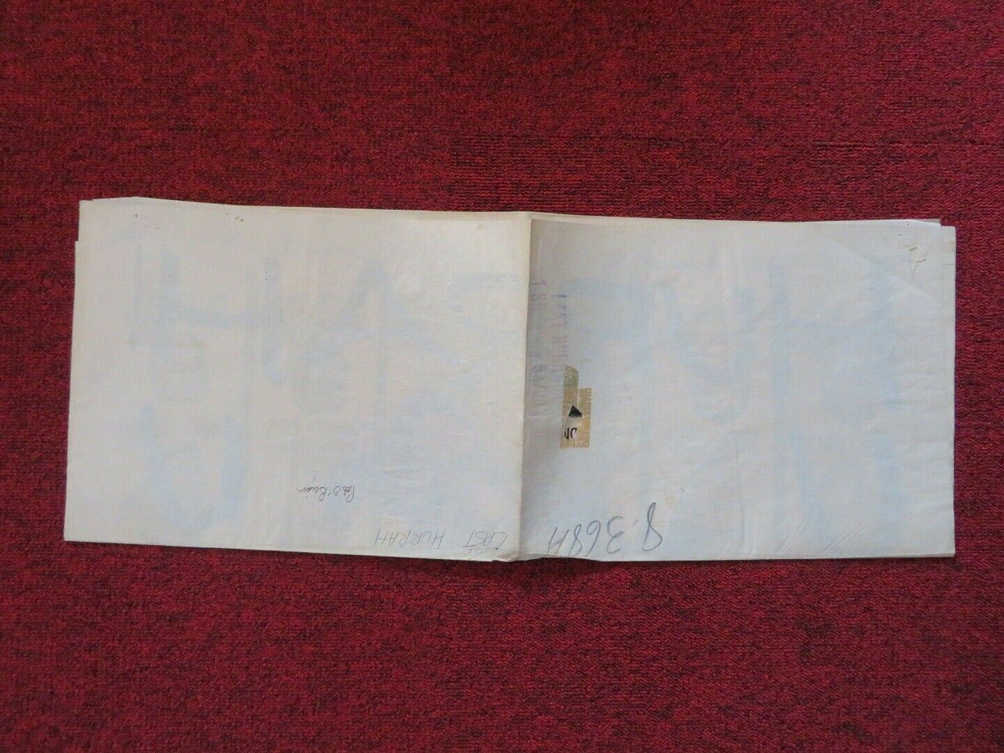 THE LAST HURRAH FOLDED US ONE SHEET POSTER SPENCER TRACY 1958 Movie posters