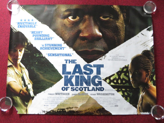 THE LAST KING OF SCOTLAND UK QUAD (30"x 40") ROLLED POSTER FOREST WHITAKER 2006 Rendezvous Cinema Movie posters