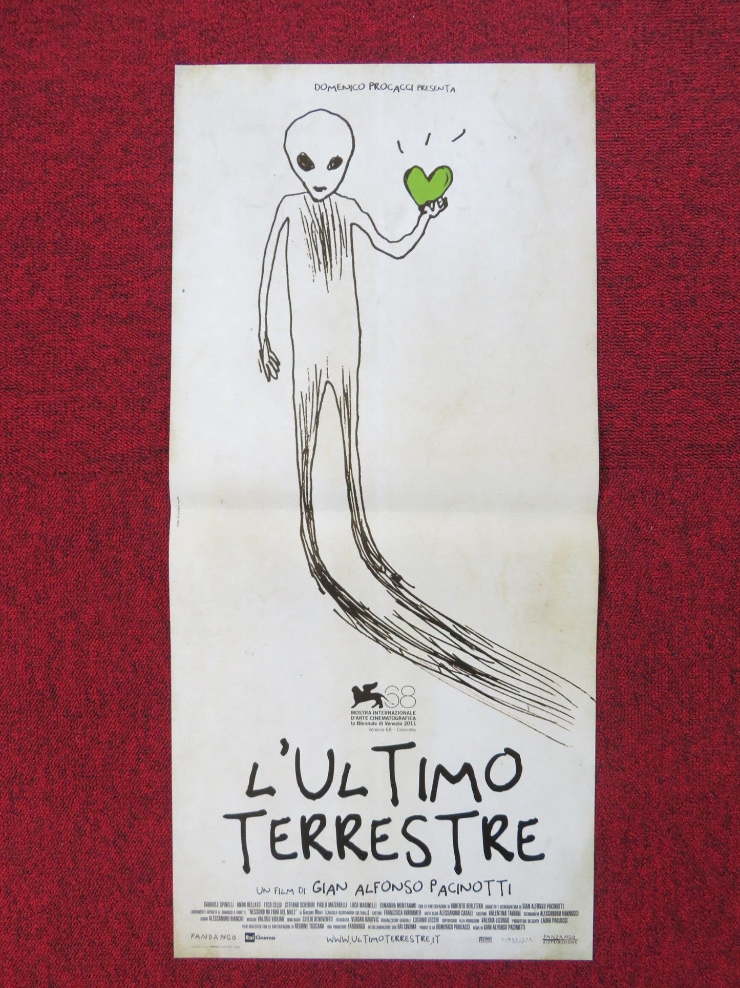 THE LAST MAN ON EARTH ITALIAN LOCANDINA POSTER GABRIELE SPINELLI A. BELLATO 2011 Rendezvous Cinema Movie posters