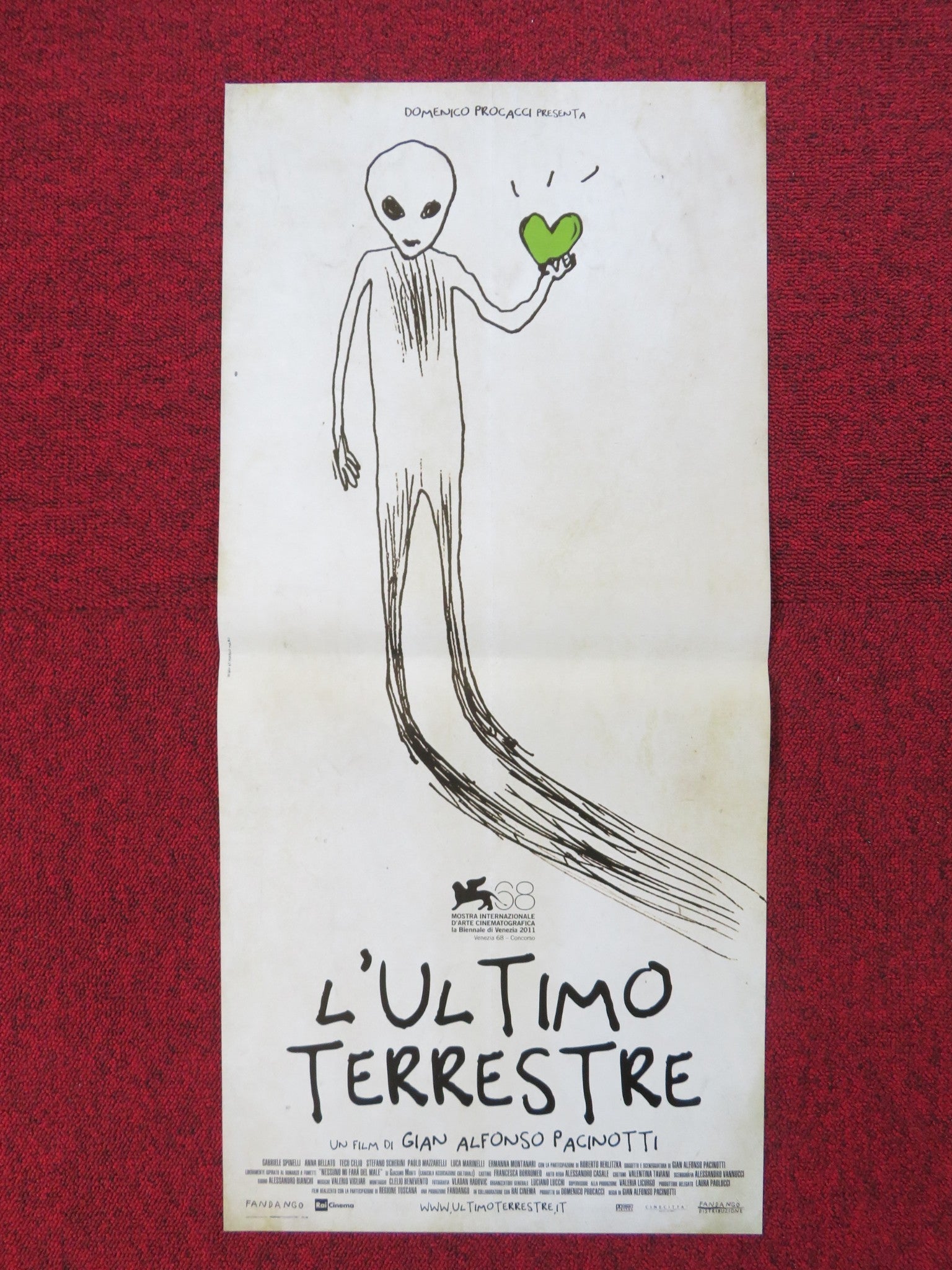 THE LAST MAN ON EARTH ITALIAN LOCANDINA POSTER GABRIELE SPINELLI A. BELLATO 2011 Rendezvous Cinema Movie posters