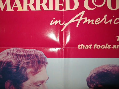 THE LAST MARRIED COUPLE IN AMERICA FOLDED US ONE SHEET POSTER GEORGE SEGAL 1980 Movie posters