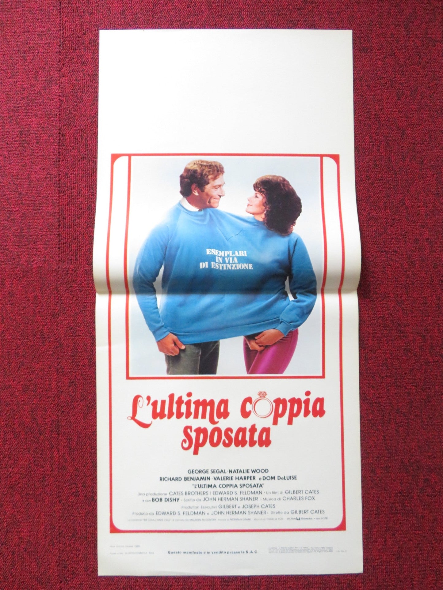 THE LAST MARRIED COUPLE IN AMERICA ITALIAN LOCANDINA POSTER GEORGE SEGAL 1980 Rendezvous Cinema Movie posters