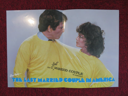 THE LAST MARRIED COUPLE IN AMERICA PRESSKIT COVER UNIVERSAL GEORGE SEGAL 1980 Rendezvous Cinema Movie posters