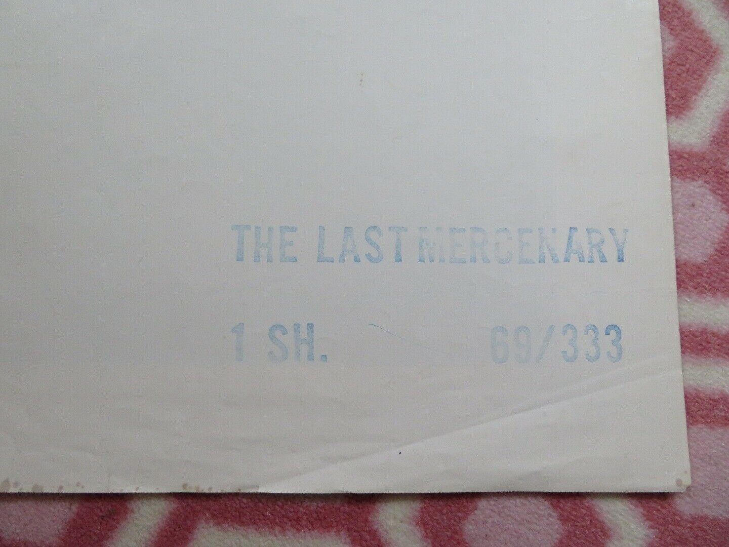THE LAST MERCENARY US ONE SHEET POSTER RAY DANTON 1969 - Rendezvous Cinema
