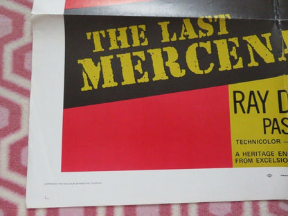THE LAST MERCENARY US ONE SHEET POSTER RAY DANTON 1969 - Rendezvous Cinema