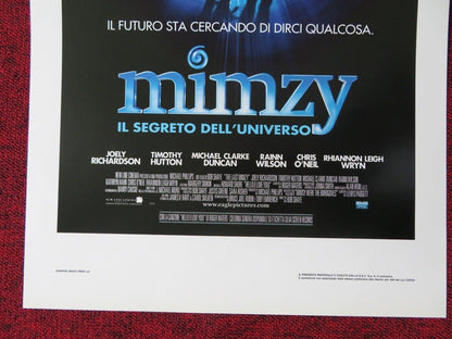 THE LAST MIMZY ITALIAN LOCANDINA (27.5"x13") POSTER JOELY RICHARDSON 2007 - Rendezvous Cinema