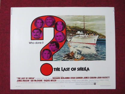 THE LAST OF SHEILA US HALF SHEET (22"x 28") POSTER RICHARD BENJAMIN 1973 Rendezvous Cinema Movie posters