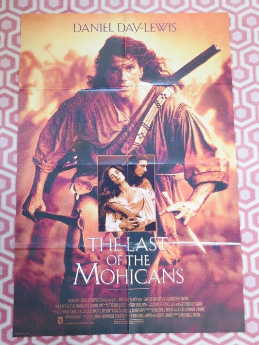THE LAST OF THE MOHICANS US ONE SHEET POSTER DANIEL DAY - LEWIS 1992 Movie posters