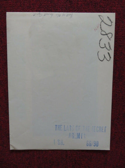 THE LAST OF THE SECRET AGENTS FOLDED US ONE SHEET POSTER MARTY ALLEN ROSSI 1966 Movie posters