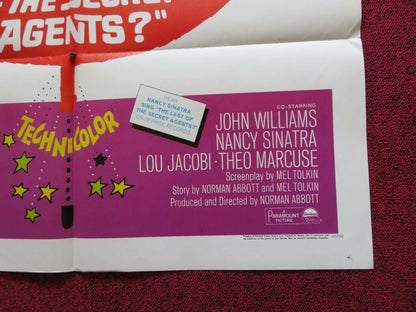 THE LAST OF THE SECRET AGENTS FOLDED US ONE SHEET POSTER MARTY ALLEN ROSSI 1966 Movie posters