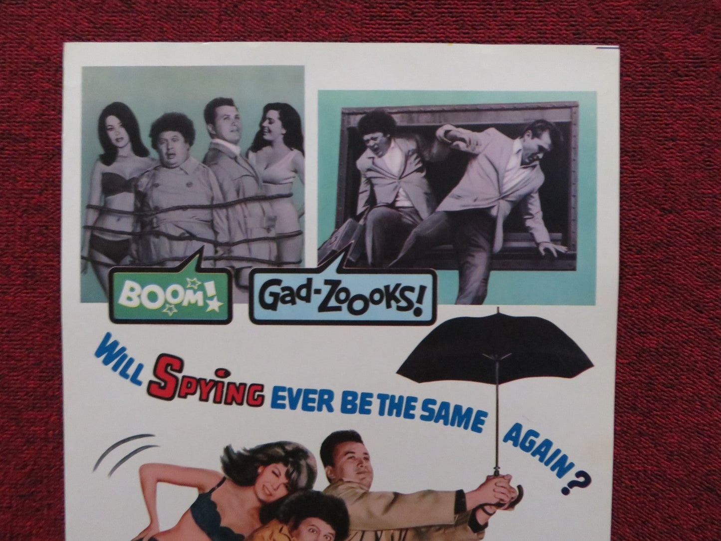 THE LAST OF THE SECRET AGENTS US INSERT (14"x 36") POSTER MARTY ALLEN 1966 Rendezvous Cinema Movie posters